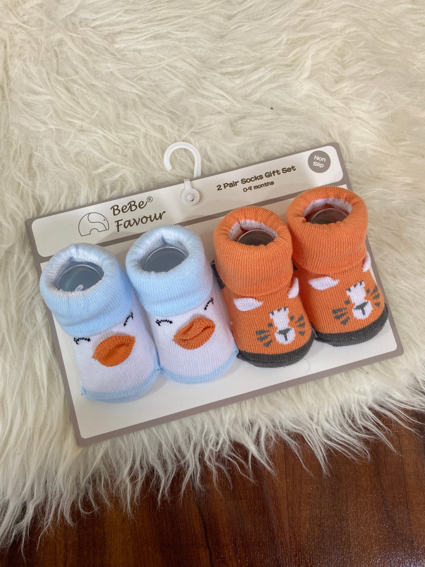 Baby Booties - Cute Face Tiger